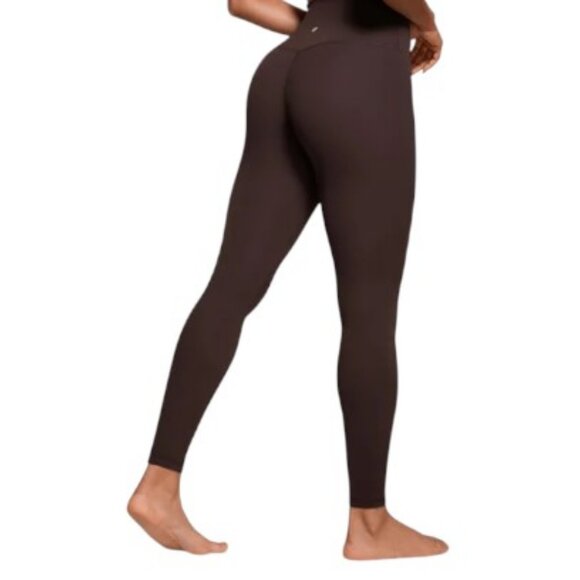 CRZ Yoga coffee brown Butterluxe yoga origin high-waist leggings size 10 NWT - Picture 3 of 10